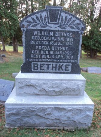 BETHKE, WILHELM - Dubuque County, Iowa | WILHELM BETHKE 