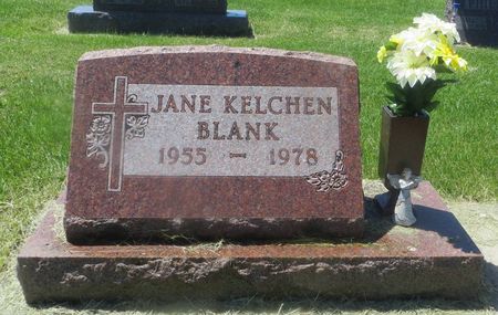 KELCHEN BLANK, JANE - Dubuque County, Iowa | JANE KELCHEN BLANK 