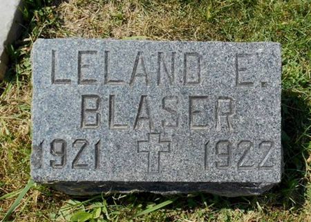 BLASER, LELAND E. - Dubuque County, Iowa | LELAND E. BLASER 