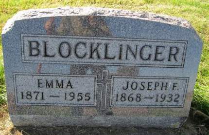 BLOCKLINGER, EMMA - Dubuque County, Iowa | EMMA BLOCKLINGER 