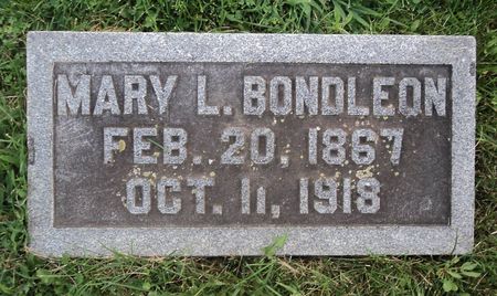 BONDLEON, MARY L. - Dubuque County, Iowa | MARY L. BONDLEON 