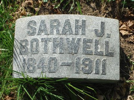 BOTHWELL, SARAH J. - Dubuque County, Iowa | SARAH J. BOTHWELL 