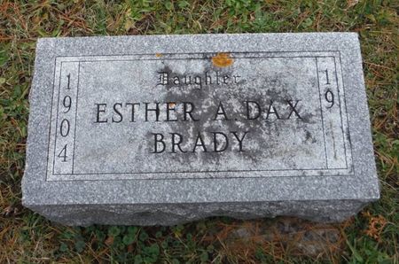 DAX BRADY, ESTHER - Dubuque County, Iowa | ESTHER DAX BRADY 
