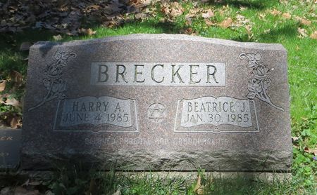 BRECKER, BEATRICE J. - Dubuque County, Iowa | BEATRICE J. BRECKER 