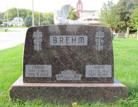 BREHM, ANNA - Dubuque County, Iowa | ANNA BREHM 