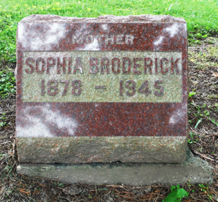 RABE BRODERICK, SOPHIA - Dubuque County, Iowa | SOPHIA RABE BRODERICK 