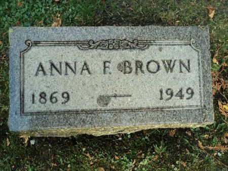 BROWN, ANNA F. - Dubuque County, Iowa | ANNA F. BROWN 