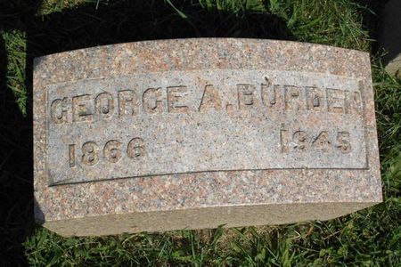 BURDEN, GOERGE A. - Dubuque County, Iowa | GOERGE A. BURDEN 