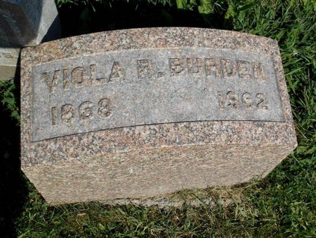 BURDEN, VIOLA R. - Dubuque County, Iowa | VIOLA R. BURDEN 