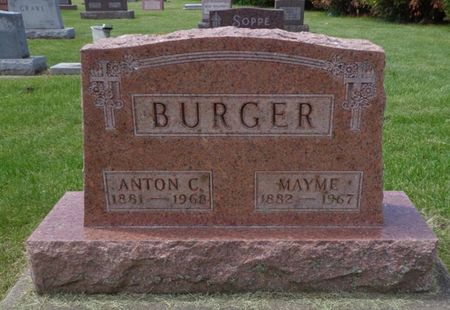 BURGER, ANTON C. - Dubuque County, Iowa | ANTON C. BURGER 