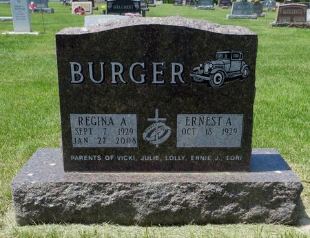 BURGER, REGINA - Dubuque County, Iowa | REGINA BURGER 