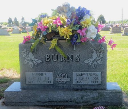 KOTZ BURNS, MARY TERESA - Dubuque County, Iowa | MARY TERESA KOTZ BURNS 