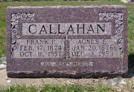CALLAHAN, AGNES E. - Dubuque County, Iowa | AGNES E. CALLAHAN 