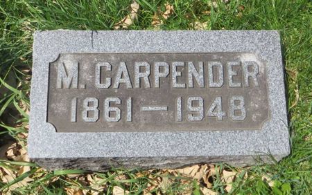 CARPENDER, M. - Dubuque County, Iowa | M. CARPENDER 