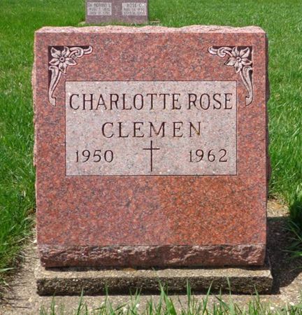 CLEMEN, CHARLOTTE ROSE - Dubuque County, Iowa | CHARLOTTE ROSE CLEMEN 