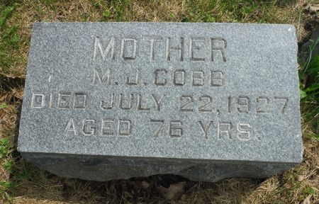 COBB, M. J. - Dubuque County, Iowa | M. J. COBB 