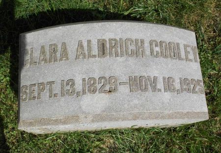 COOLEY, CLARA ALDRICH - Dubuque County, Iowa | CLARA ALDRICH COOLEY 
