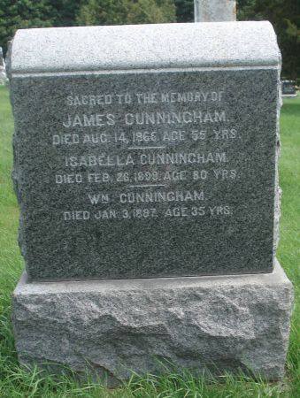 CUNNINGHAM., ISABELLA - Dubuque County, Iowa | ISABELLA CUNNINGHAM. 