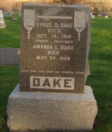 DAKE, CYRUS C. - Dubuque County, Iowa | CYRUS C. DAKE 