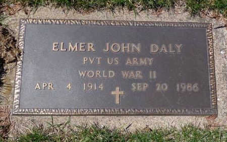 DALY, ELMER JOHN - Dubuque County, Iowa | ELMER JOHN DALY 