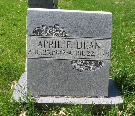 DEAN, APRIL F. - Dubuque County, Iowa | APRIL F. DEAN 