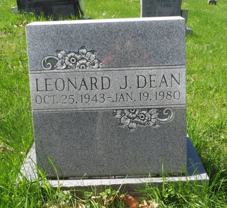 DEAN, LEONARD J. - Dubuque County, Iowa | LEONARD J. DEAN 