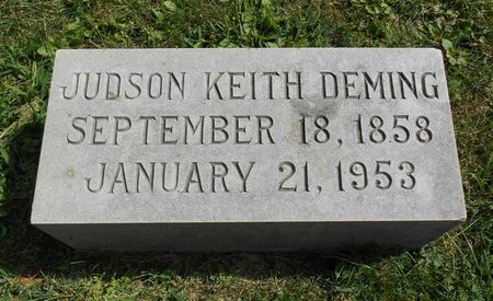 DEMING, JUDSON KEITH - Dubuque County, Iowa | JUDSON KEITH DEMING 