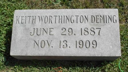 DEMING, KEITH WORTHINGTON - Dubuque County, Iowa | KEITH WORTHINGTON DEMING 