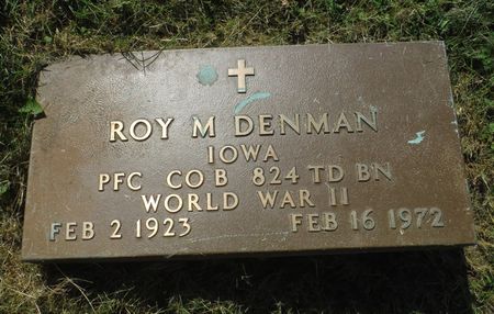 DENMAN, ROY M. - Dubuque County, Iowa | ROY M. DENMAN 