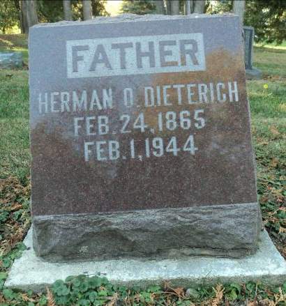 DIETERICH, HERMAN O. - Dubuque County, Iowa | HERMAN O. DIETERICH 