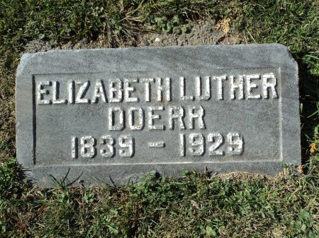 LUTHER DOERR, ELIZABETH - Dubuque County, Iowa | ELIZABETH LUTHER DOERR 