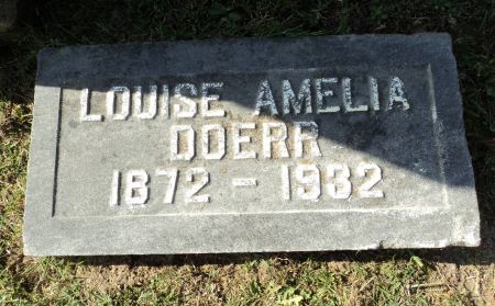 DOERR, LOUISE AMELIA - Dubuque County, Iowa | LOUISE AMELIA DOERR 