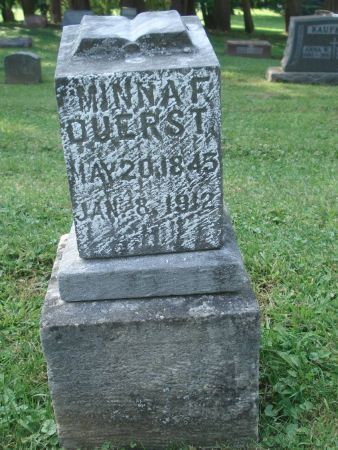 DUERST, MINNIA F. - Dubuque County, Iowa | MINNIA F. DUERST 