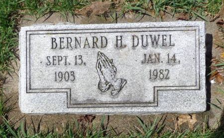 DUWEL, BERNARD H. - Dubuque County, Iowa | BERNARD H. DUWEL 
