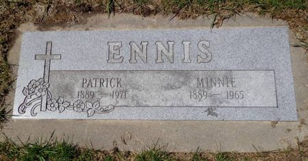 ENNIS, MINNIE - Dubuque County, Iowa | MINNIE ENNIS 