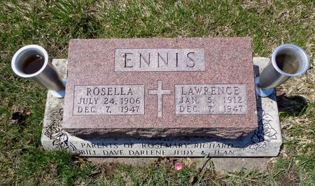 ENNIS, ROSELLA - Dubuque County, Iowa | ROSELLA ENNIS 