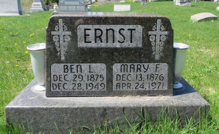 ERNST, MARY FRANCES - Dubuque County, Iowa | MARY FRANCES ERNST 