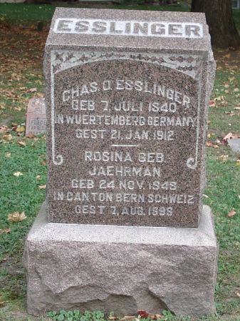 ESSLINGER, CHARLES O. - Dubuque County, Iowa | CHARLES O. ESSLINGER 