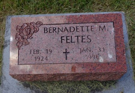 FELTES, BERNADETTE M. - Dubuque County, Iowa | BERNADETTE M. FELTES 