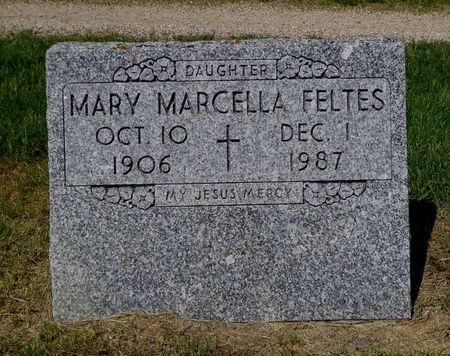 FELTES, MARY MARCELLA - Dubuque County, Iowa | MARY MARCELLA FELTES 