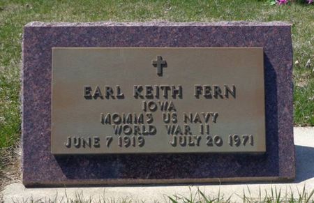 FERN, EARL KEITH - Dubuque County, Iowa | EARL KEITH FERN 