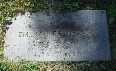FREDERICK, EMILIA I. - Dubuque County, Iowa | EMILIA I. FREDERICK 