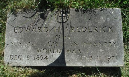 FREDERICK, EDWARD H. - Dubuque County, Iowa | EDWARD H. FREDERICK 