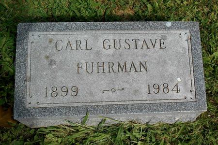 FUHRMAN, CARL GUSTAVE - Dubuque County, Iowa | CARL GUSTAVE FUHRMAN 