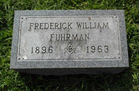 FUHRMANN, FREDERICK WILLIAM - Dubuque County, Iowa | FREDERICK WILLIAM FUHRMANN 