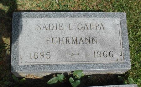 GAPPA FUHRMANN, SADIE I. - Dubuque County, Iowa | SADIE I. GAPPA FUHRMANN 