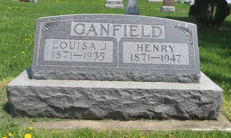 GANFIELD, LOUISA J. - Dubuque County, Iowa | LOUISA J. GANFIELD 