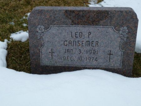 GANSEMER, LEO P. - Dubuque County, Iowa | LEO P. GANSEMER 