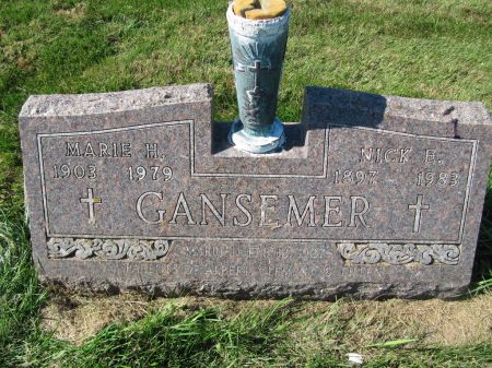 GANSEMER, NICK E. - Dubuque County, Iowa | NICK E. GANSEMER 