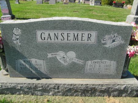 GANSEMER, MARY A. - Dubuque County, Iowa | MARY A. GANSEMER 